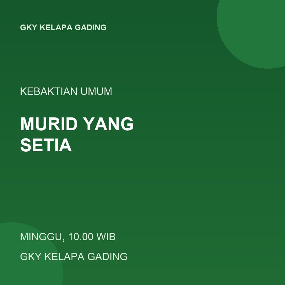 Murid yang Setia